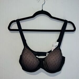 Rosa Faia Eve Black Lace Padded Bra Q11
